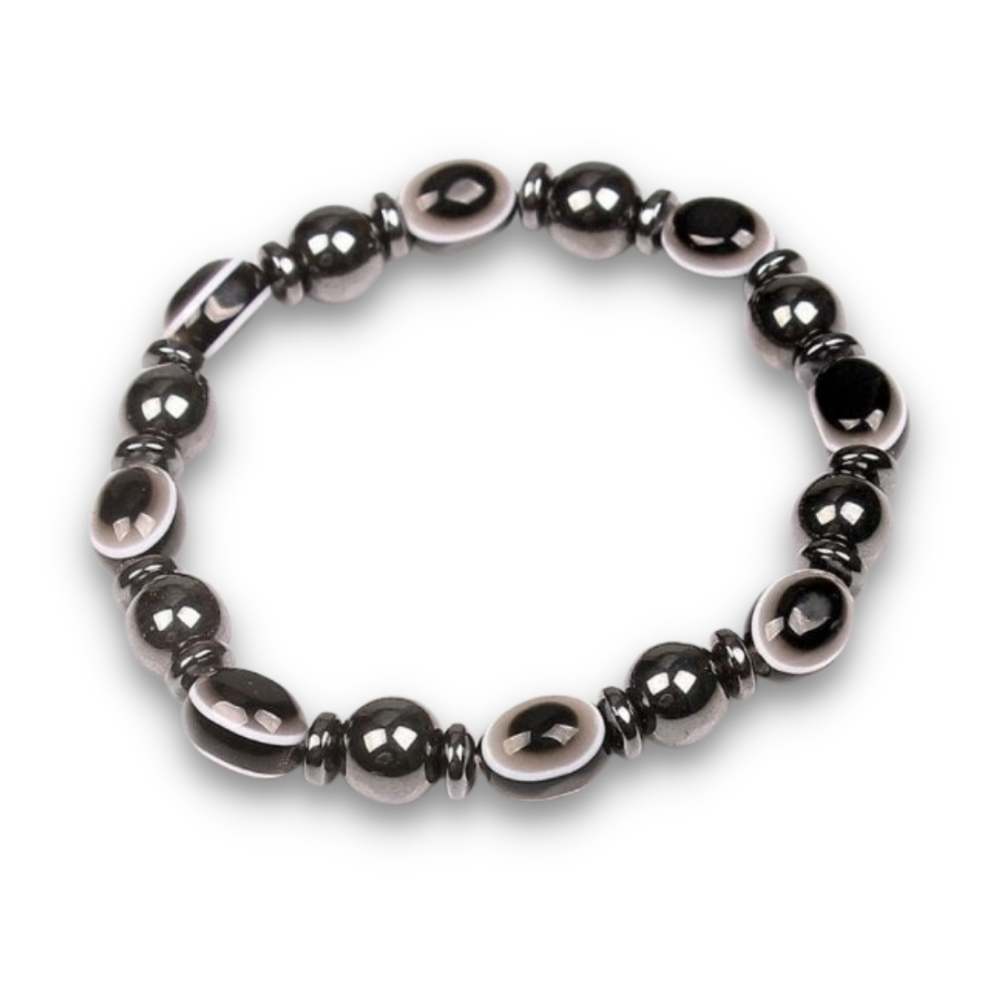 Bracelet Guérison en Hématite "Force & Puissance"