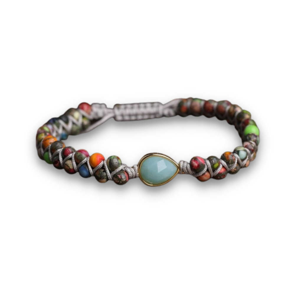 Bracelet Yoga en Amazonite "Paix & Courage"