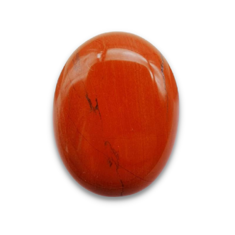 Cabochon en Jaspe rouge "Force & Spiritualité"