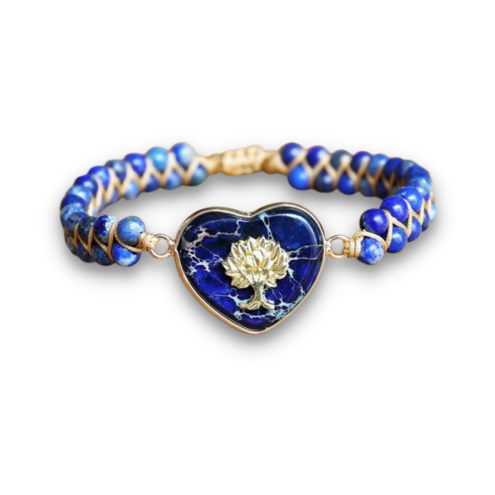 Bracelet Yoga en Lapis Lazuli "Santé & Harmonie"