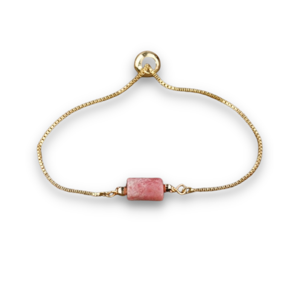 Bracelet en Rhodonite "Amour & Bienveillance"