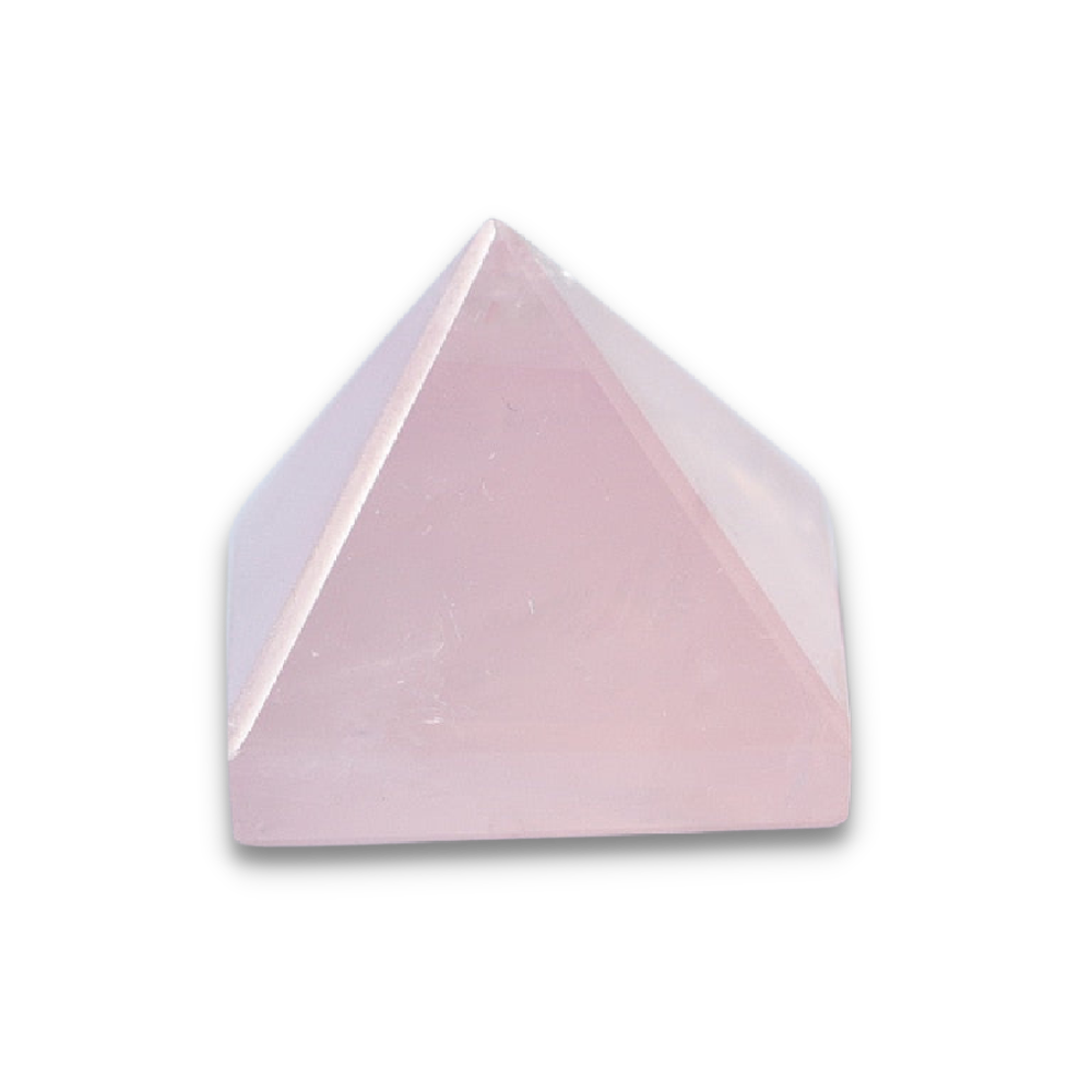 Pyramide Guérison en Quartz rose "Amour & Confiance en soi"