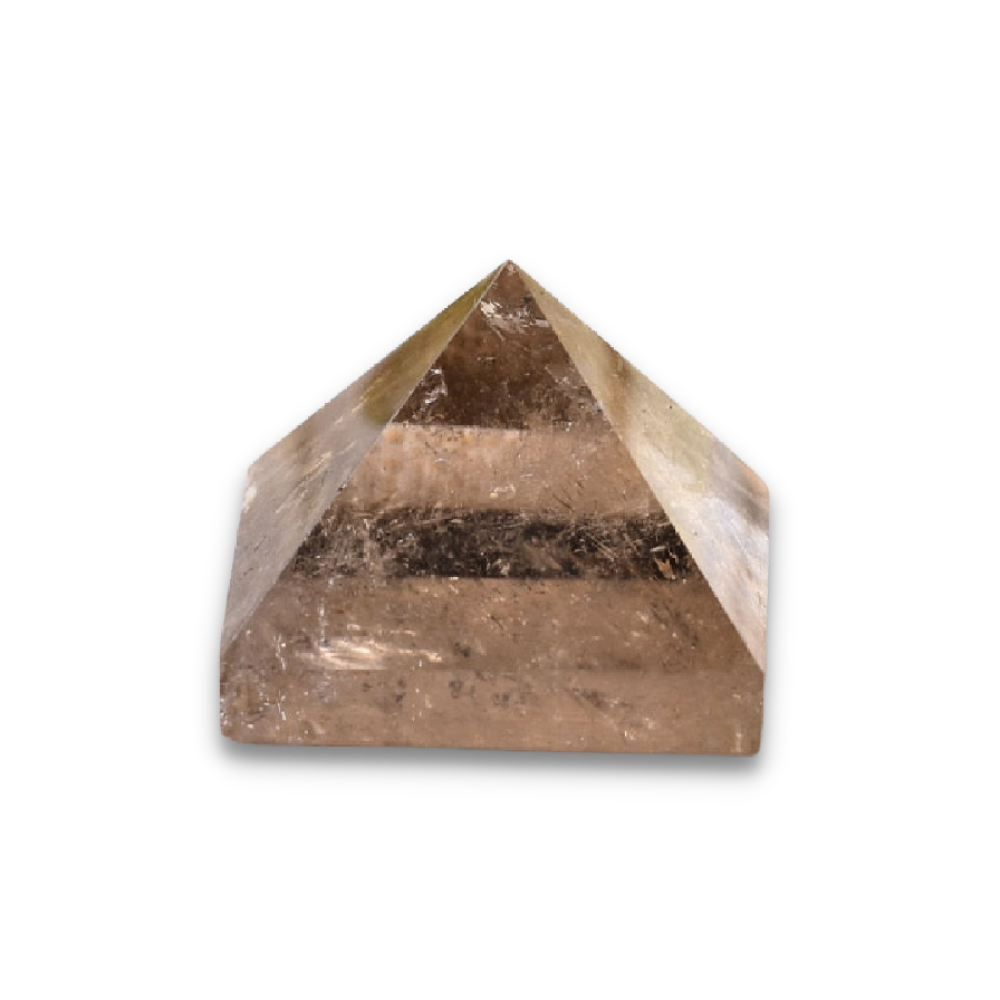 Pyramide Guérison en Quartz fumé "Lucidité & Concentration"