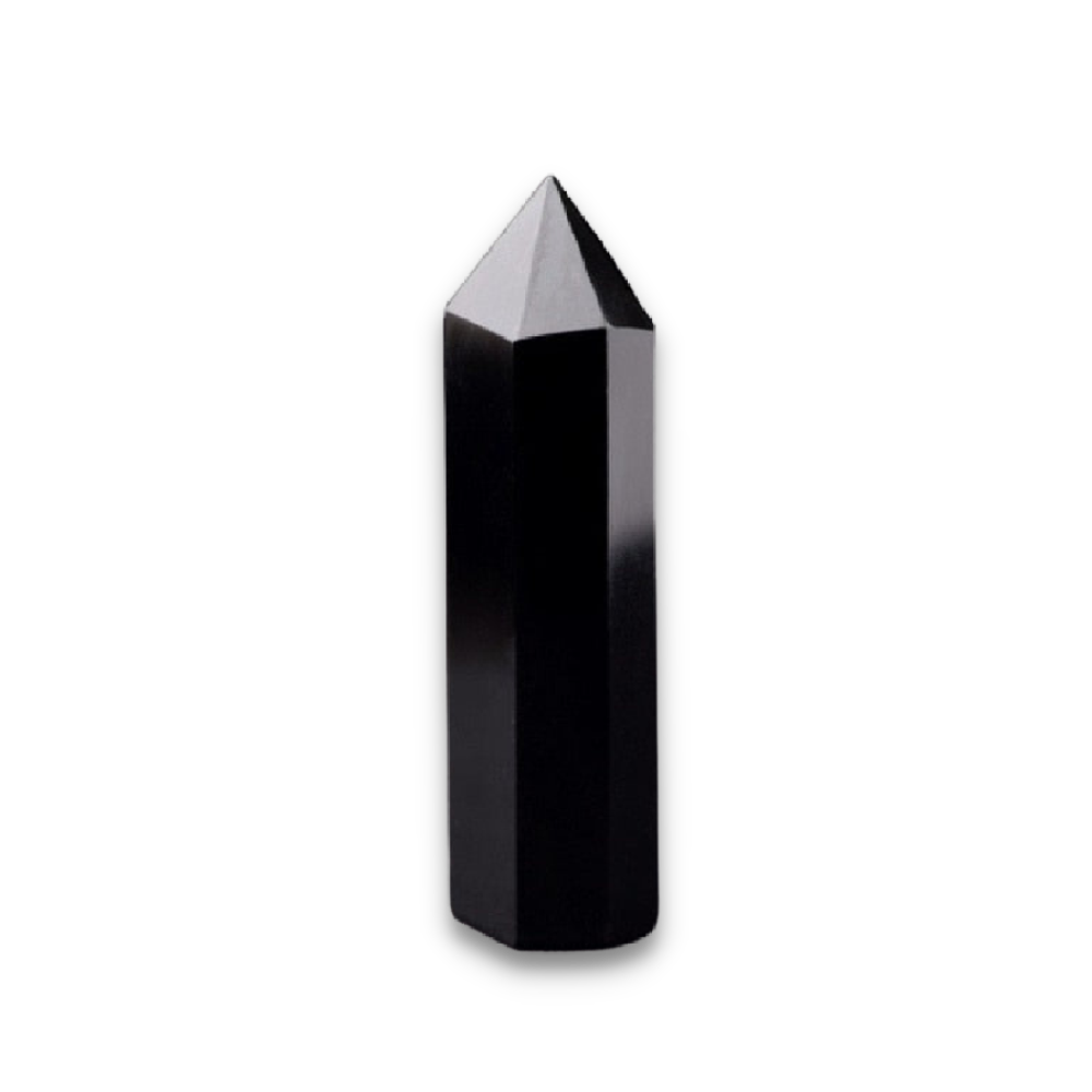 Obélisque Guérison en Obsidienne noire "Protection & Réconfort"