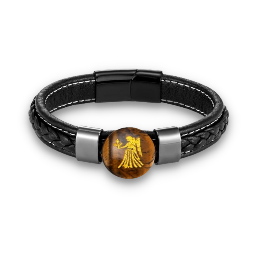 Bracelet en Oeil de tigre "Courage & Audace"