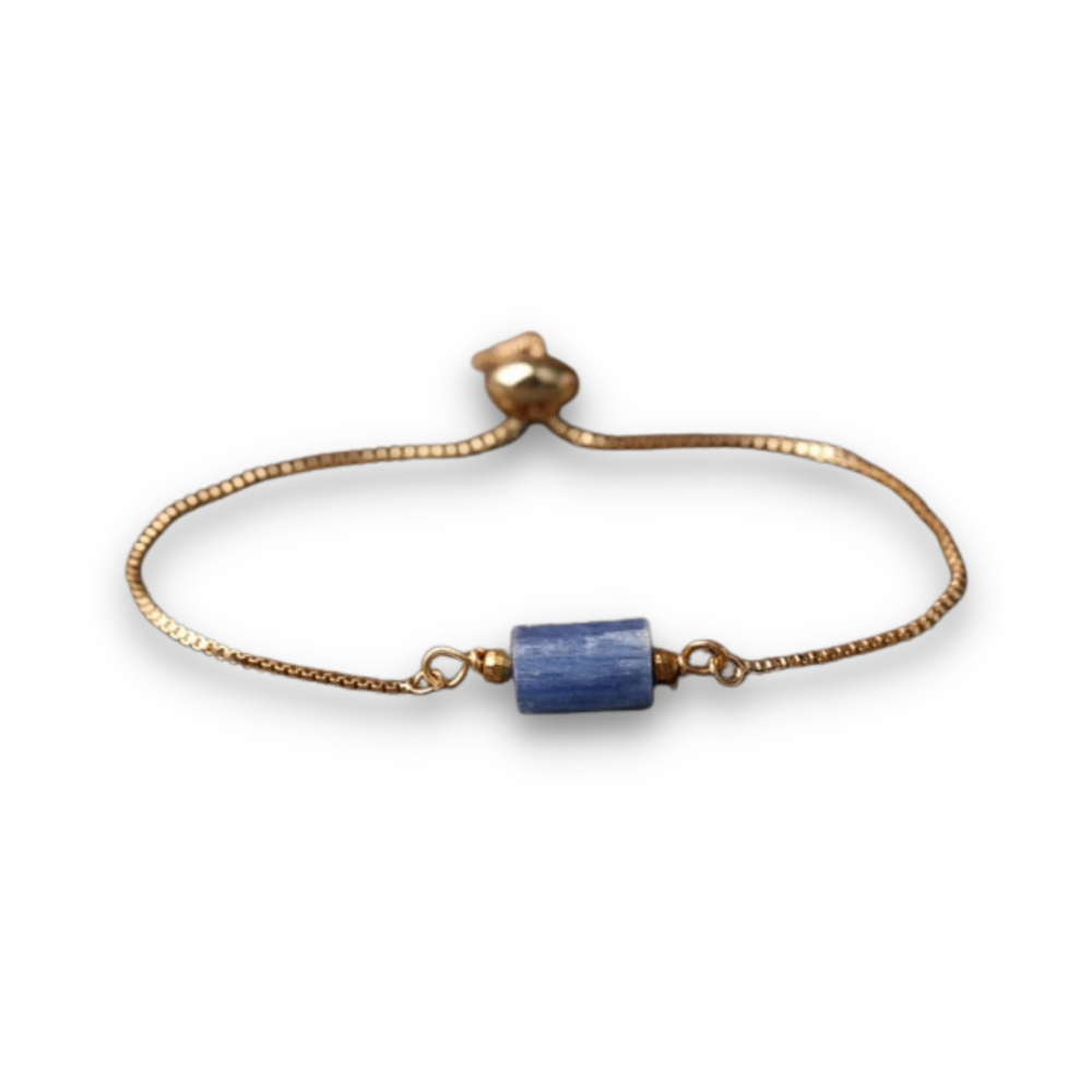 Bracelet en Cyanite "Harmonie & Connaissance de soi"