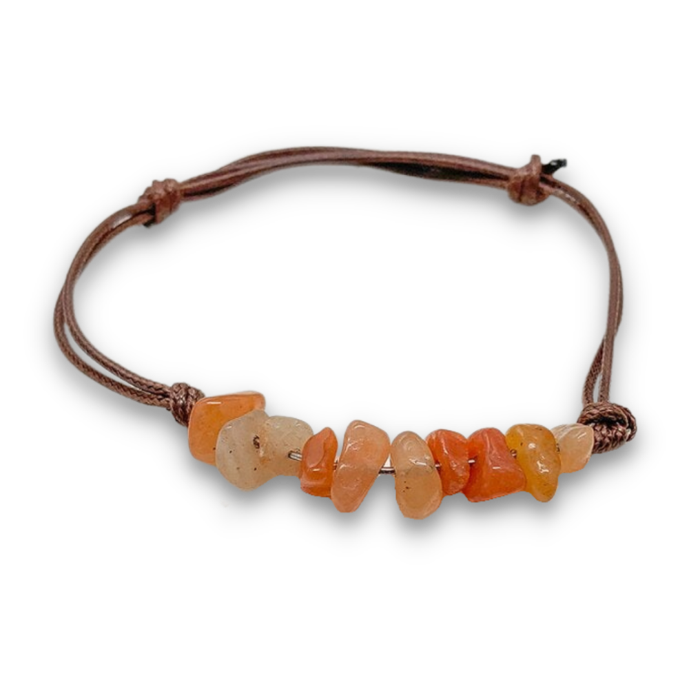 Bracelet Baroque en Aventurine orange "Sang froid & Créativité"