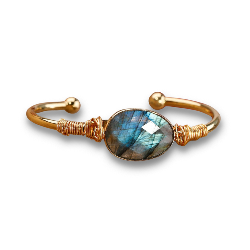 Bracelet en Labradorite "Protection & Développement"