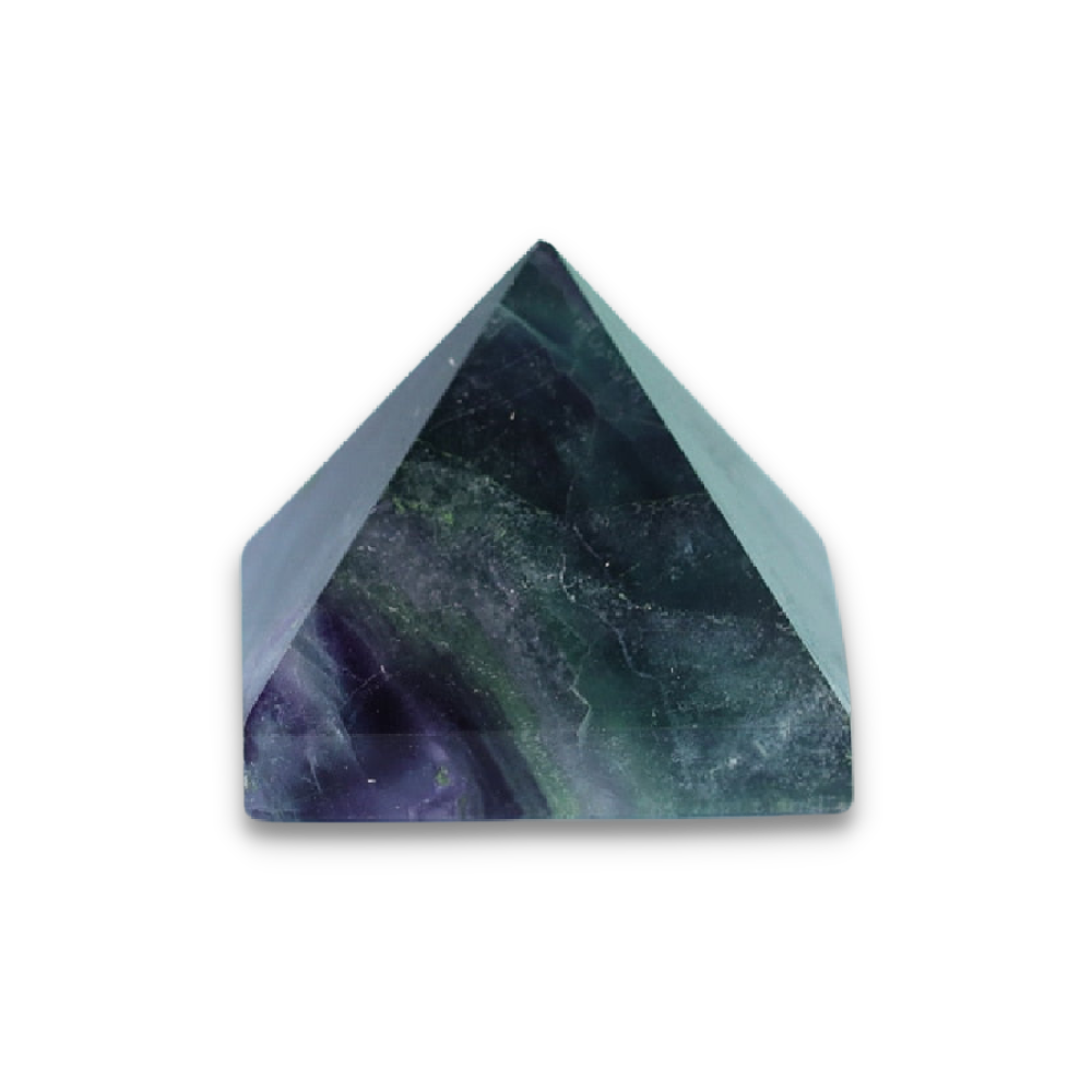 Pyramide Guérison en Fluorite "Stabilité & Clairvoyance"