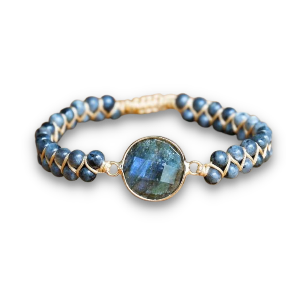 Bracelet Yoga en Labradorite "Protection & Développement"