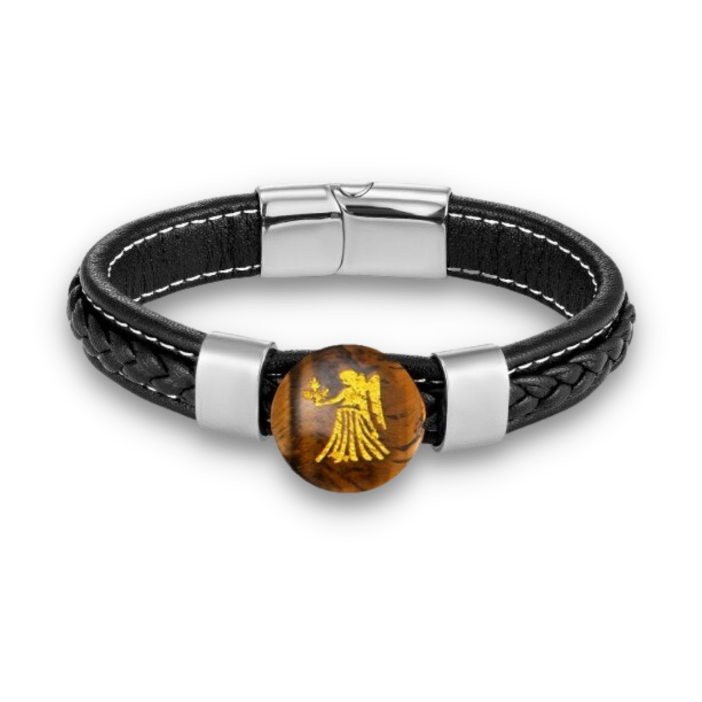 Bracelet en Oeil de tigre "Courage & Audace"