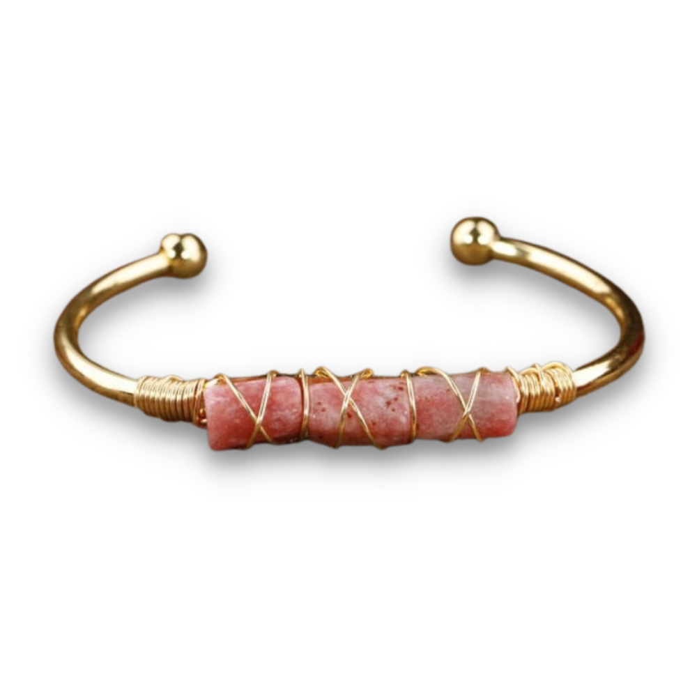 Bracelet en Rhodonite "Amour & Bienveillance"