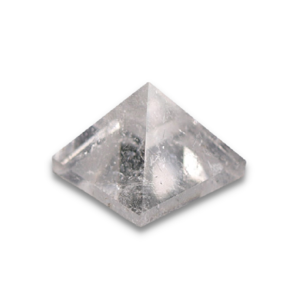 Pyramide Reiki en Quartz "Clairvoyance & Sagesse"