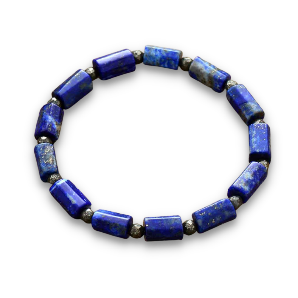 Bracelet Yoga en Lapis Lazuli "Santé & Harmonie"