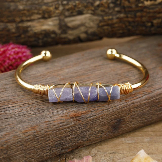 Bracelet en Tanzanite "Accomplissement & Spiritualité"