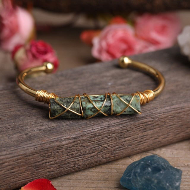 Bracelet en Turquoise africaine "Optimisme & Confiance en soi"