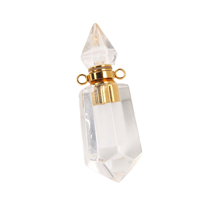 Pendentif Guérison en Quartz "Clairvoyance & Sagesse" - Flacon