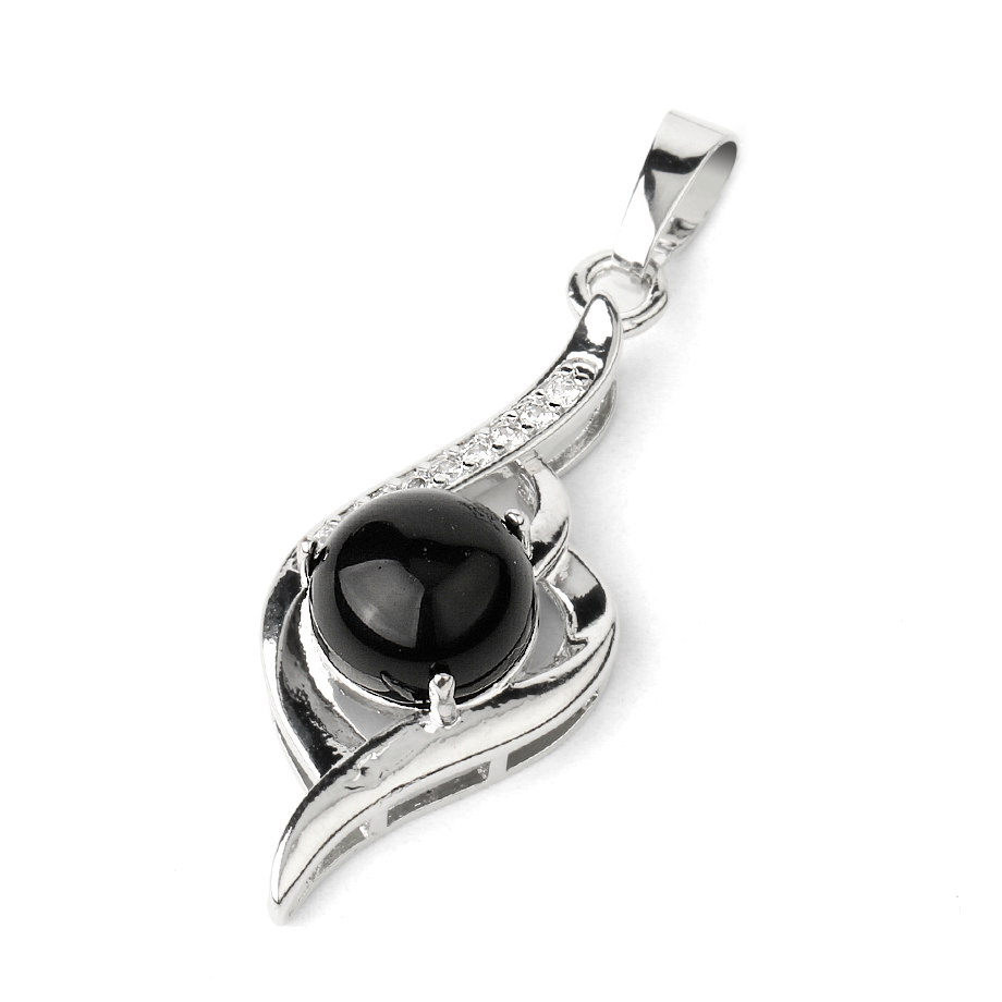 Pendentif en Onyx "Stabilité & Maîtrise de soi"