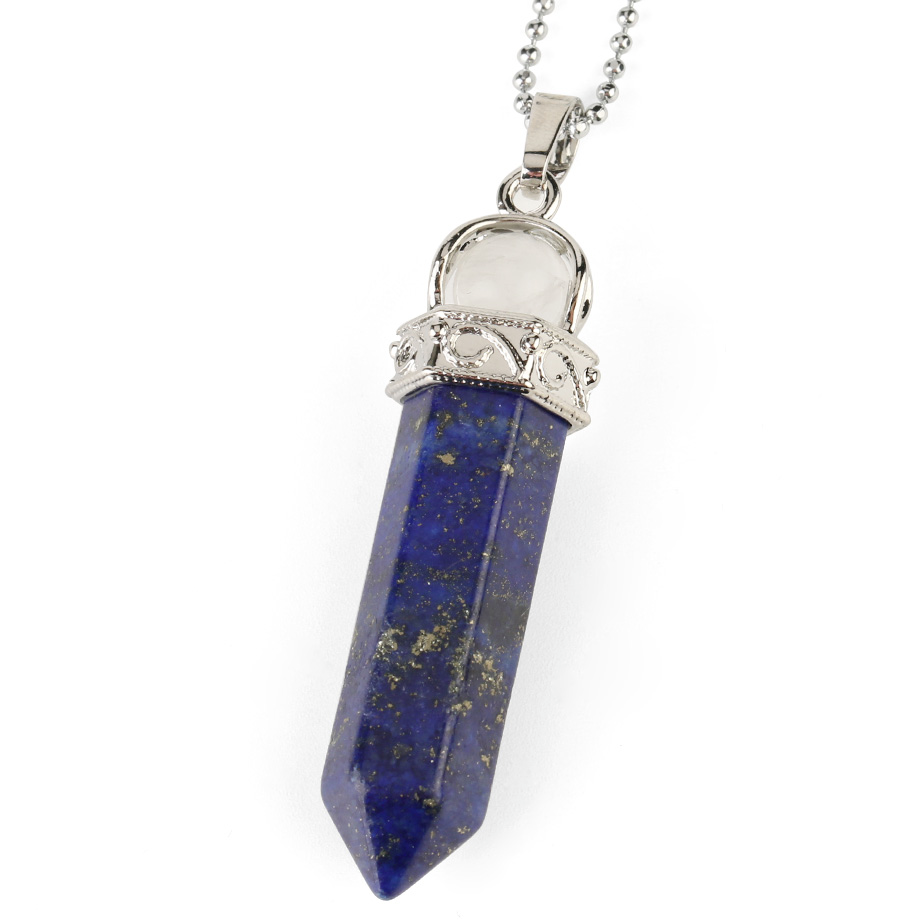 Chaîne et son Pendentif Guérison en Lapis-Lazuli "Santé & Harmonie" - Prisme