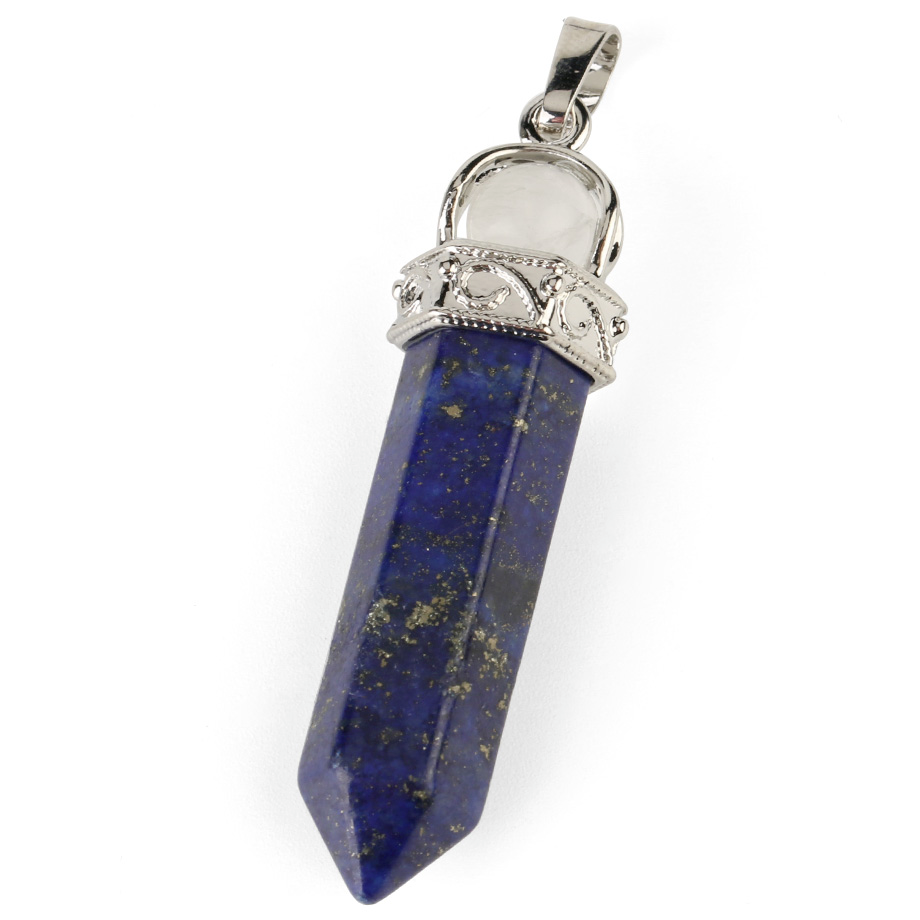Pendentif Guérison en Lapis-Lazuli "Santé & Harmonie" - Prisme
