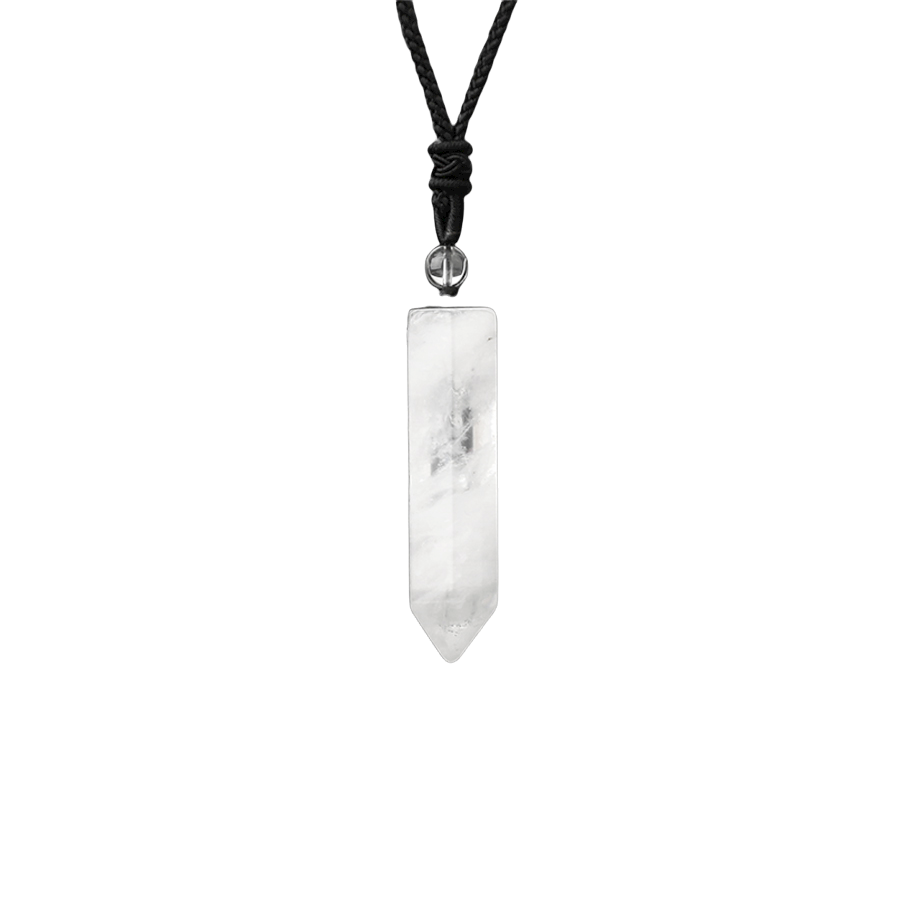 Cordon et son Pendentif Reiki en Quartz "Clairvoyance & Sagesse"