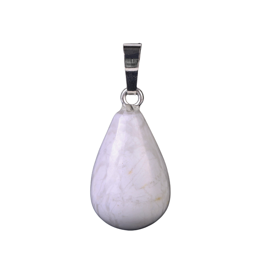 Pendentif en Howlite - Goutte