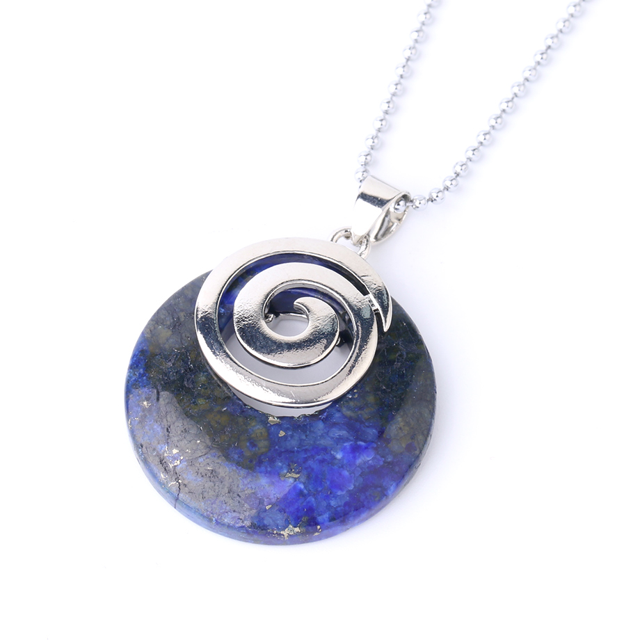 Chaîne et son Pendentif Reiki en Lapis-Lazuli "Santé & Harmonie"