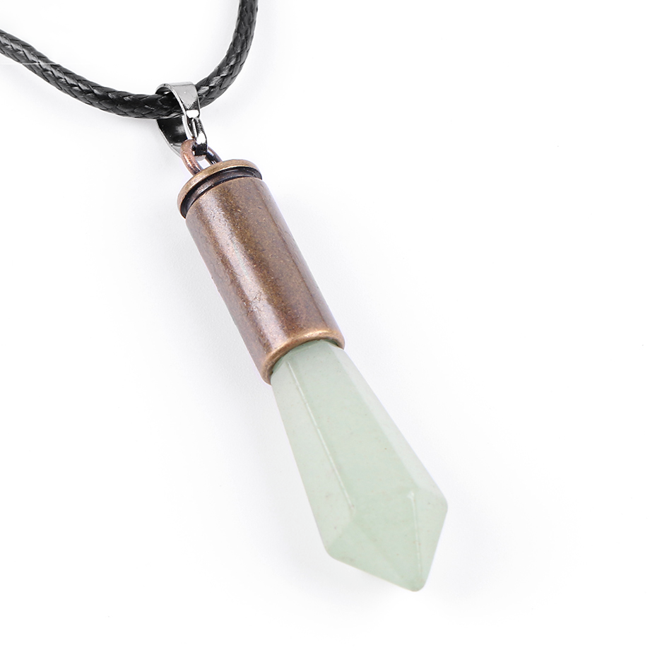 Cordon et son Pendentif Guérison en Aventurine verte "Développement & Épanouissement"