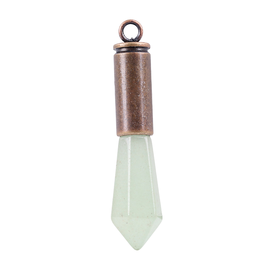 Pendentif Reiki en Aventurine verte "Développement & Épanouissement"