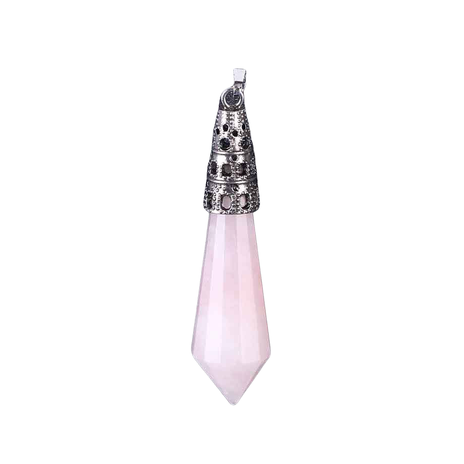 Pendentif en Quartz rose "Amour & Confiance en soi"