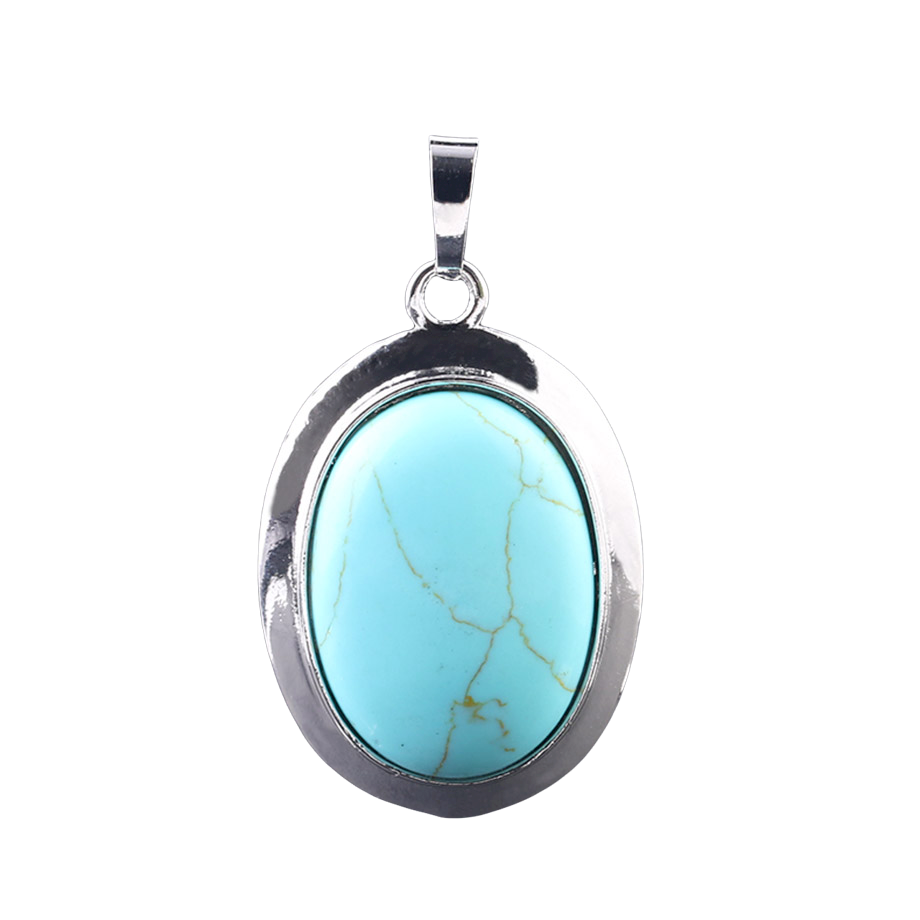 Pendentif Méditation en Turquoise "Stabilité & Empathie"