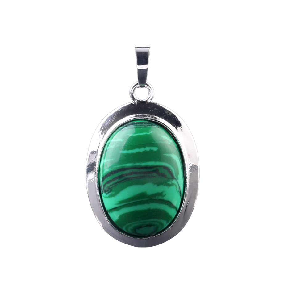 Pendentif Méditation en Malachite "Protection & Clairvoyance"