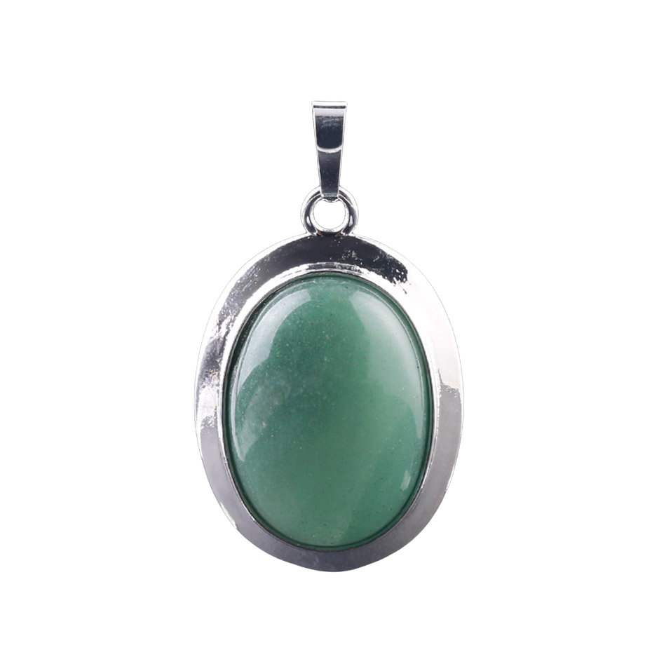 Pendentif Guérison en Aventurine verte "Développement & Épanouissement"