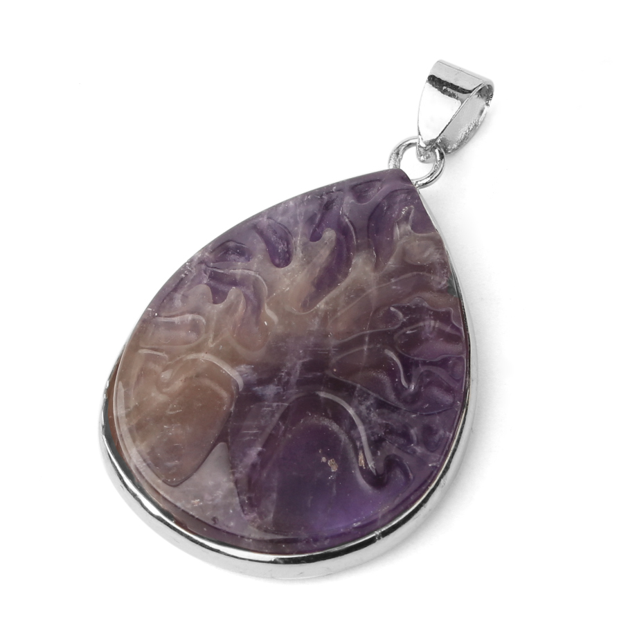 Pendentif en Améthyste "Force & Sagesse" - Arbre de vie