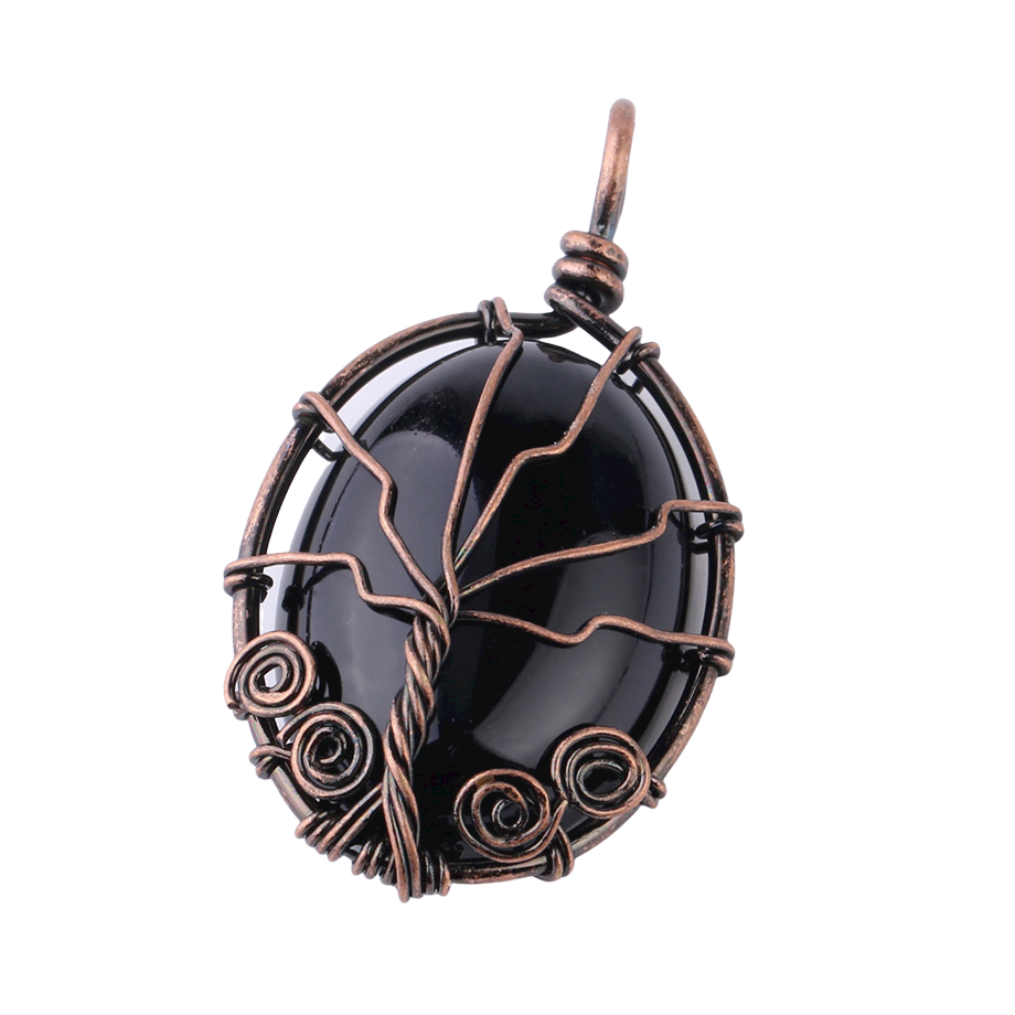 Pendentif Reiki en Onyx "Stabilité & Maîtrise de soi"