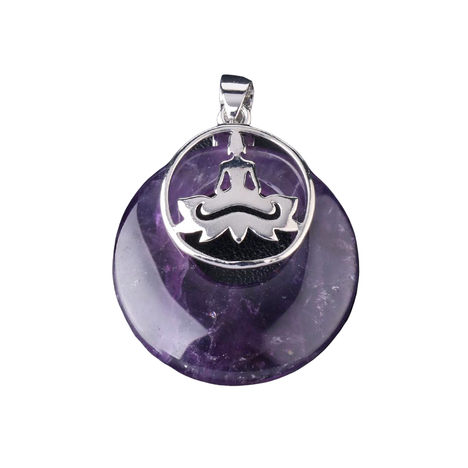 Pendentif Reiki en Améthyste "Force & Sagesse"