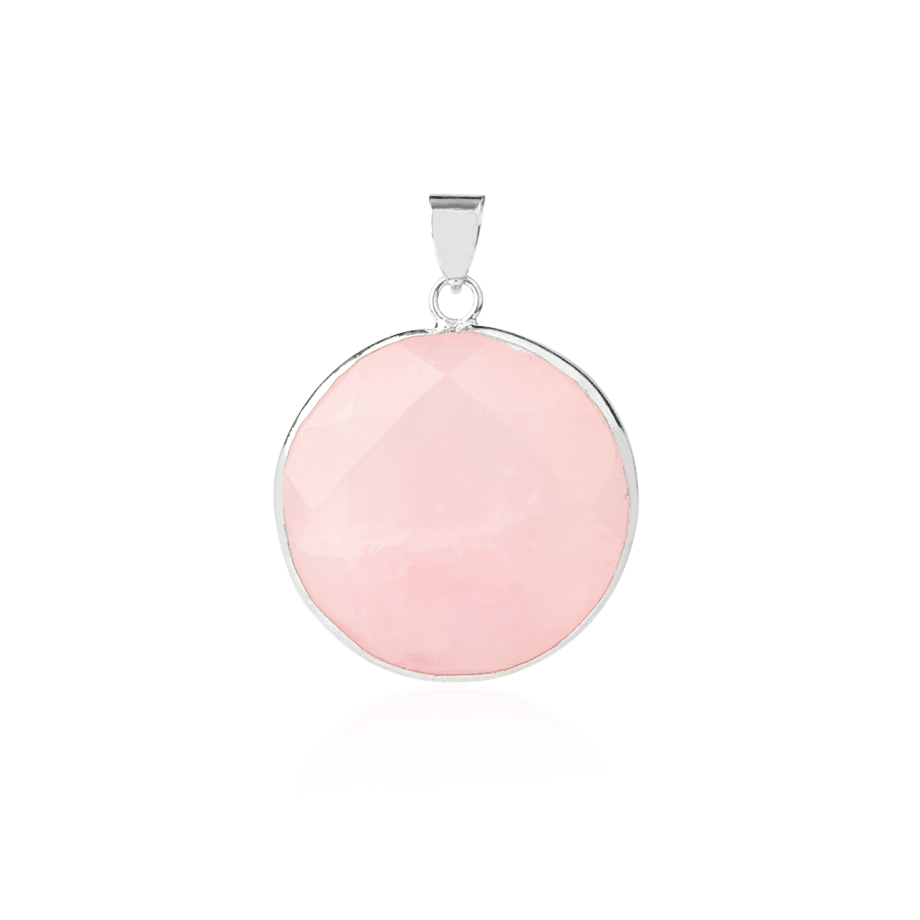 Pendentif Guérison en Quartz rose "Amour & Confiance en soi"