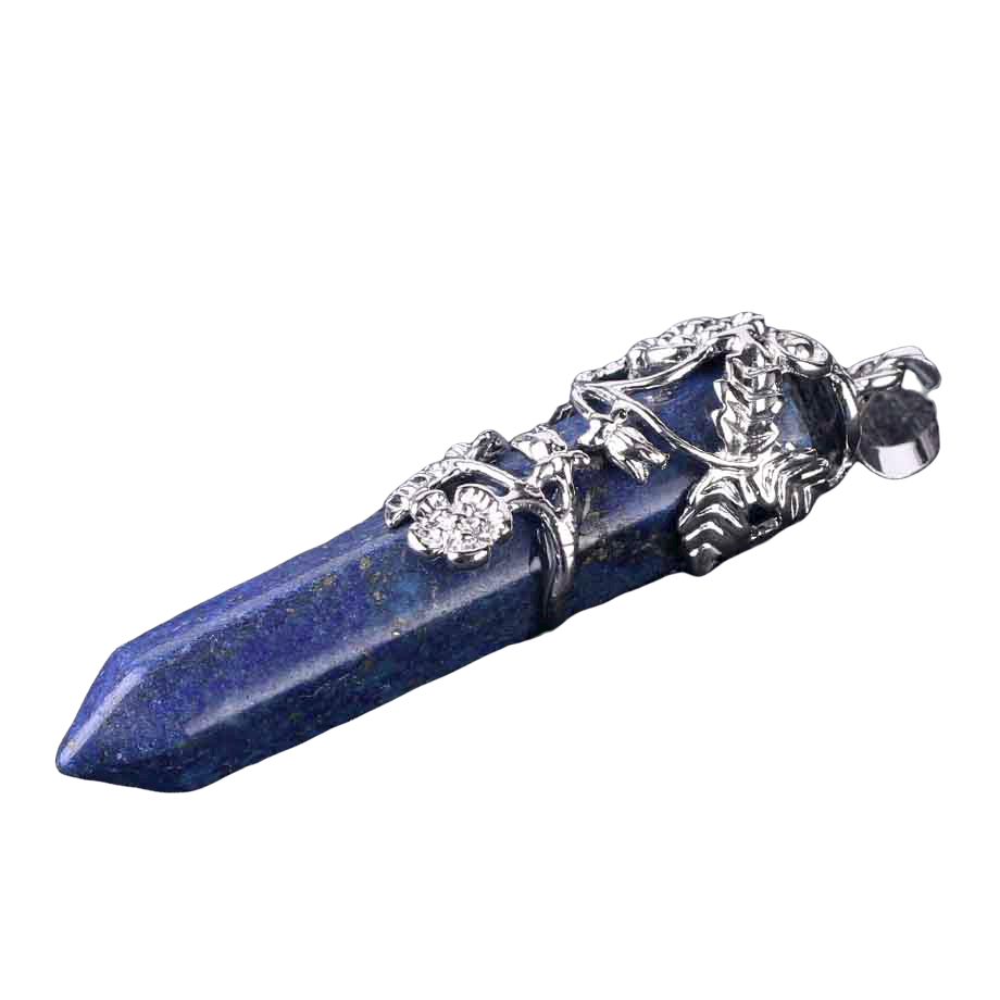 Pendentif en Lapis-Lazuli "Santé & Harmonie" - Prisme
