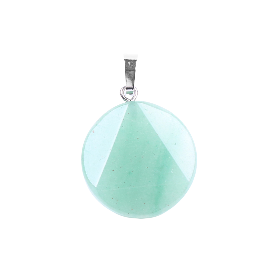 Pendentif en Aventurine verte "Développement & Épanouissement"