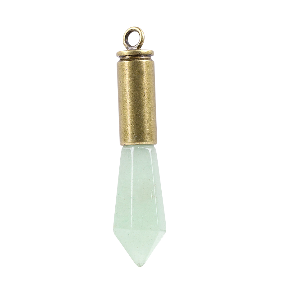 Pendentif Reiki en Aventurine verte "Développement & Épanouissement"