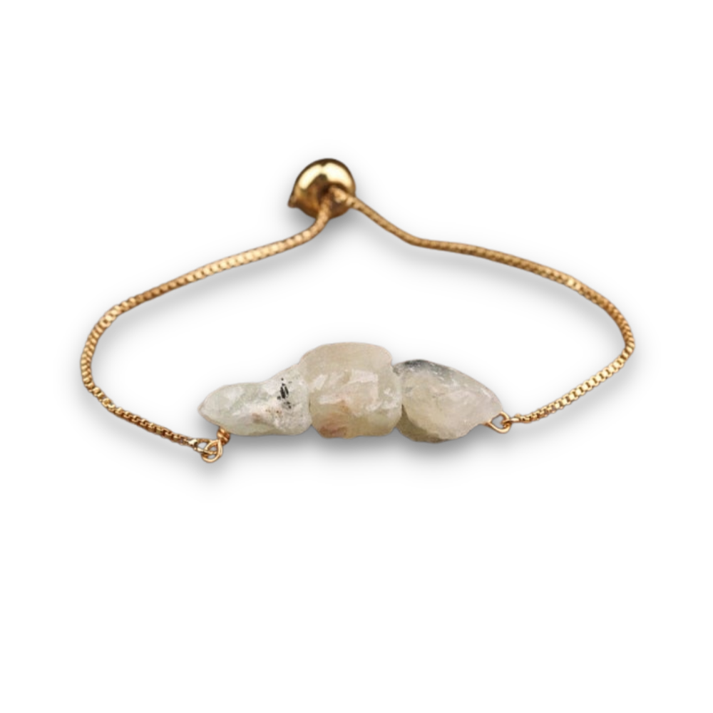 Bracelet en Prehnite "Conscience & Acceptation"