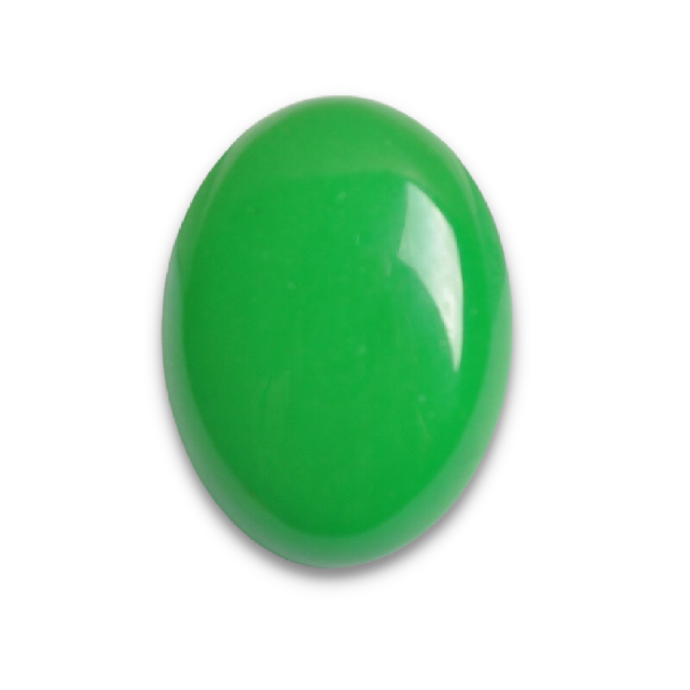 Cabochon en Jade "Tempérance & Tolérance"