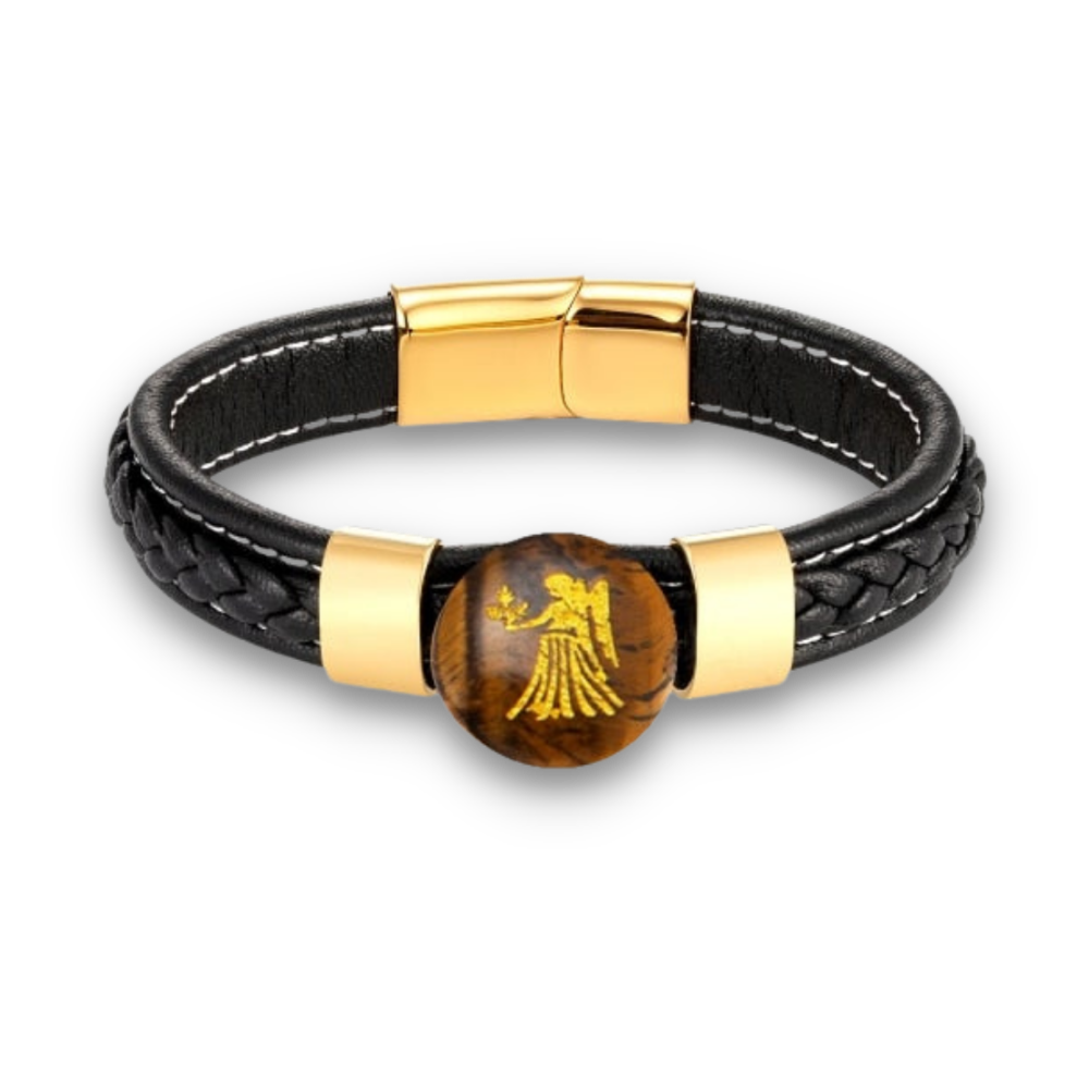 Bracelet en Oeil de tigre "Courage & Audace"