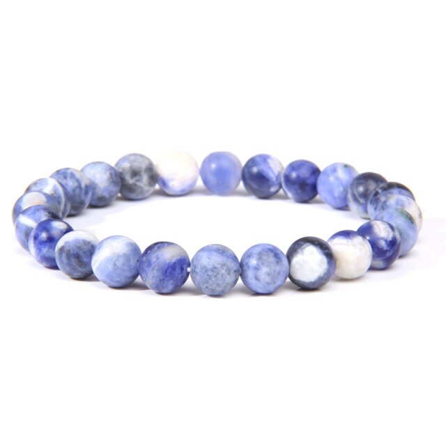 Bracelet Guérison en Sodalite "Humilité & Courage"