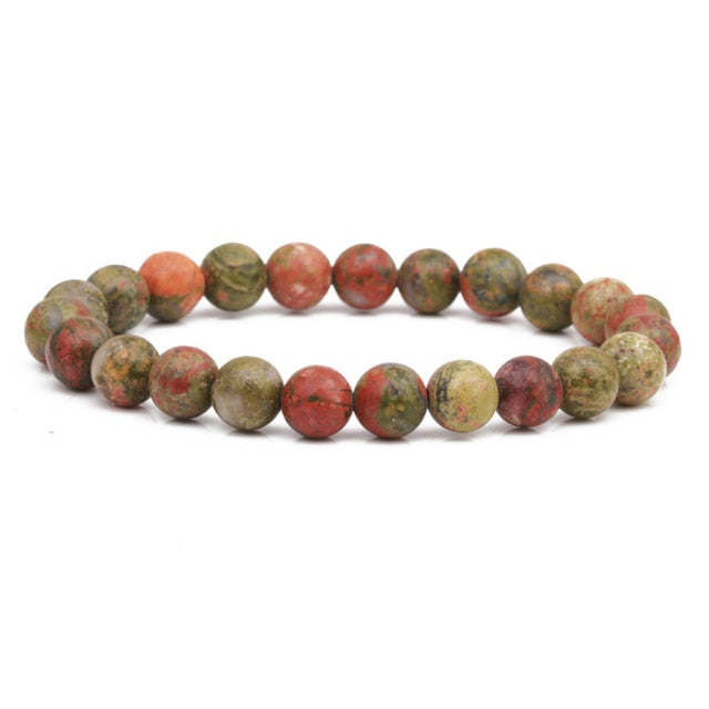 Bracelet Guérison en Unakite "Confiance & Sagesse"