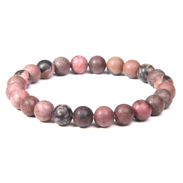 Bracelet en Rhodonite "Amour & Bienveillance"