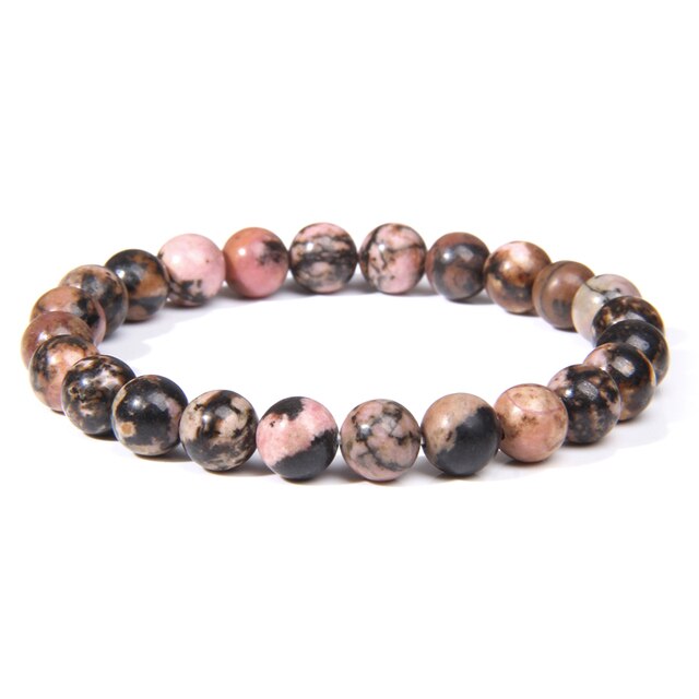 Bracelet en Rhodonite "Amour & Bienveillance"