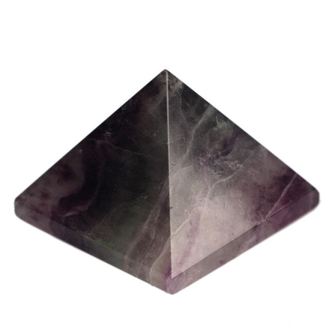 Pyramide Reiki en Fluorite "Stabilité & Clairvoyance"