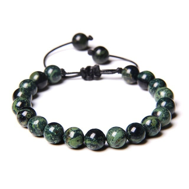 Bracelet Guérison en Jade "Tempérance & Tolérance" - Ajustable