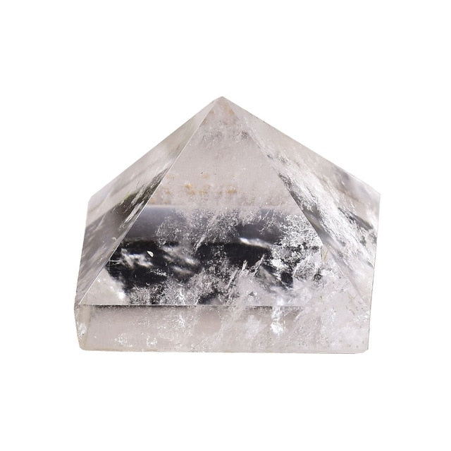 Pyramide Reiki en Quartz "Clairvoyance & Sagesse"